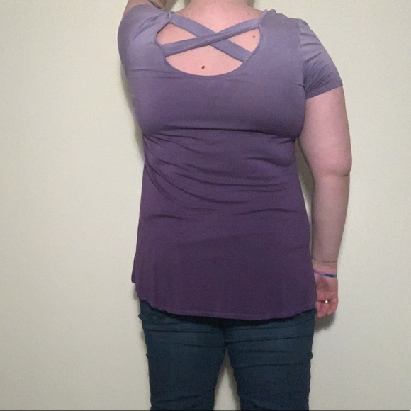 Purple Gradient Blouse - Picture 2 of 3